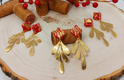 Gold Leaf Dangle