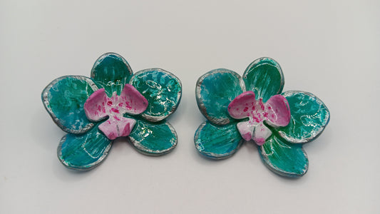Orchid (teal/pink)