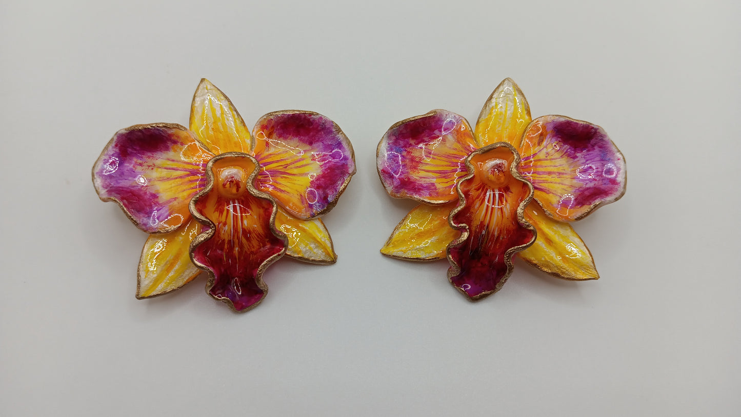 Orchid (yellow/purple)